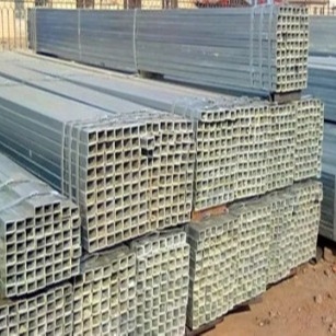 Harga yang bagus Bagian Berongga Pipa Baja Kotak Persegi Panjang 3 Inci Hitam Anodized Stainless Galvanis on line