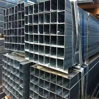 Good price Q235 Q345 Hot dip Welded Galvanized Steel Square Tube Untuk Mengantarkan Cairan on line
