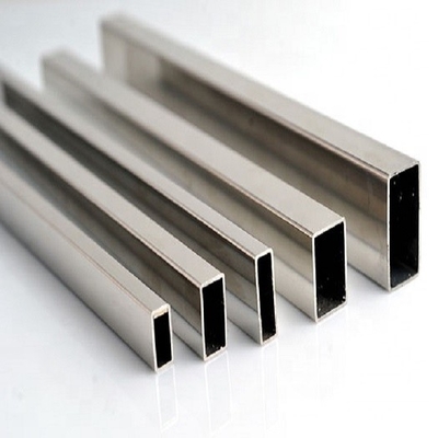 Good price SUS 301 316L Tabung Persegi Stainless Steel Mulus Disesuaikan Pipa Persegi Panjang on line