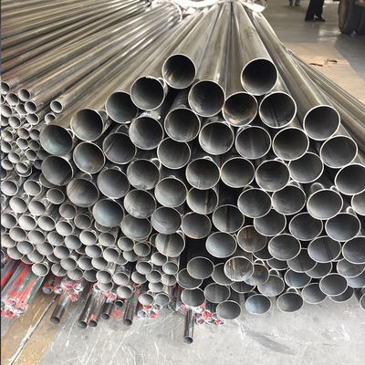 Good price 0.8mm Ketebalan No.1 Permukaan Cold Rolled Round Stainless Steel Tube Pipe Untuk Penukar Panas on line