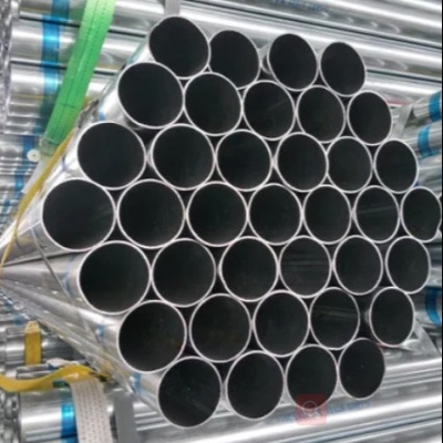 ASTM A179 Galvanized Round Welded Steel Pipe 8 Inch SCH20 Hot Rolled Untuk Jembatan Jalan Raya