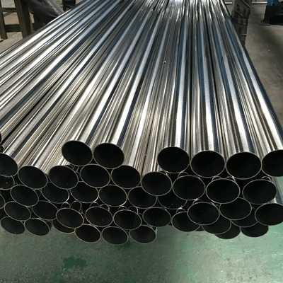 Tabung stainless steel tanpa jahitan yang dipoles yang disesuaikan dengan panjang dan ketebalan