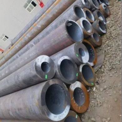 Q235B S355JR Hot Rolled Black Thick Wall ERW Steel Welded Tube Untuk Transportasi Minyak