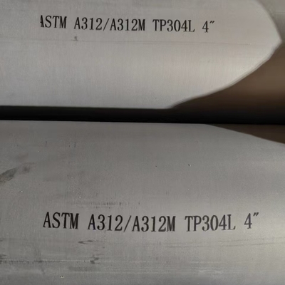 ASTM TP304L pipa stainless steel tanpa jahitan finish matte yang dicuci asam untuk dekorasi arsitektur