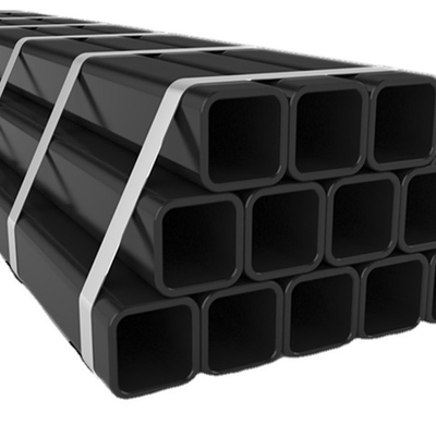 Good price Q345 dilas mulus pipa baja karbon ringan/hitam ERW pipa baja persegi/tabung baja persegi panjang on line